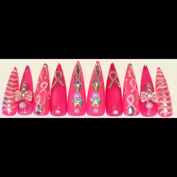 💗💞Pink 4@Purpose Press on Nails💗💞 - Picture 2 of 8